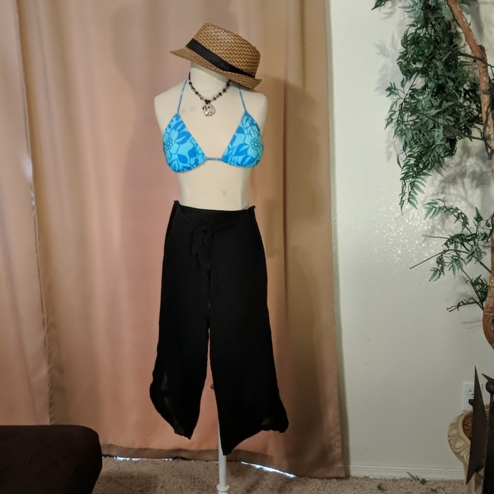 Gauze pant mid calf length